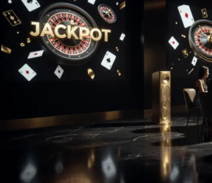 Spektakularna oprawa świetlna i wizualna podczas wieczoru Casino Night